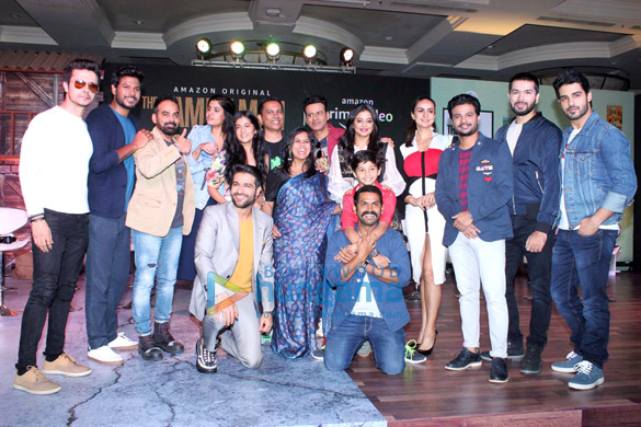 Photos: Celebs grace the launch of the Amazon Prime web series The Family Man Photos: Celebs grace the launch of the Amazon Prime web series The Family Man
