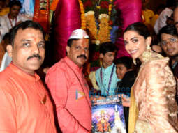 Photos: Deepika Padukone snapped at Lalbaugcha Raja Darshan