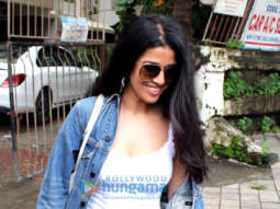 Photos: Nimrat Kaur, Dimple Kapadia and Neha Sharma spotted at Kromakay salon in Juhu