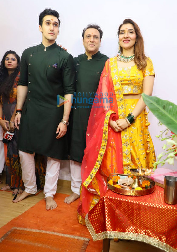 photos govinda snapped with his family during ganpati puja at his residence 2