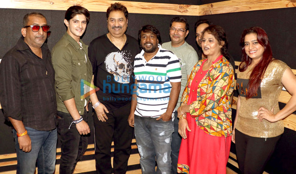 photos kumar sanu snapped at a recording studio for a romantic song for khalli balli 2