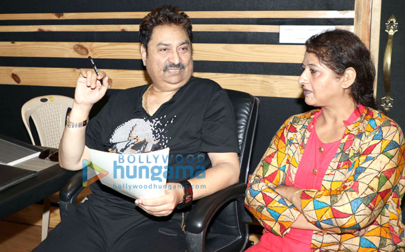 photos kumar sanu snapped at a recording studio for a romantic song for khalli balli 3