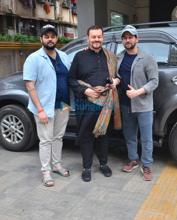 photos neil nitin mukesh nitin mukesh and naman nitin mukesh spotted at the dubbing of bypass road 2