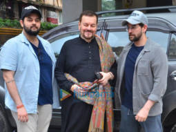 Photos: Neil Nitin Mukesh, Nitin Mukesh and Naman Nitin Mukesh spotted at the dubbing of Bypass Road