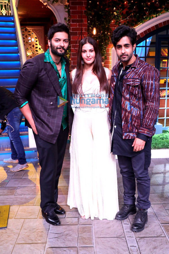photos prassthanam team snapped on sets of the kapil sharma show promoting their film 3