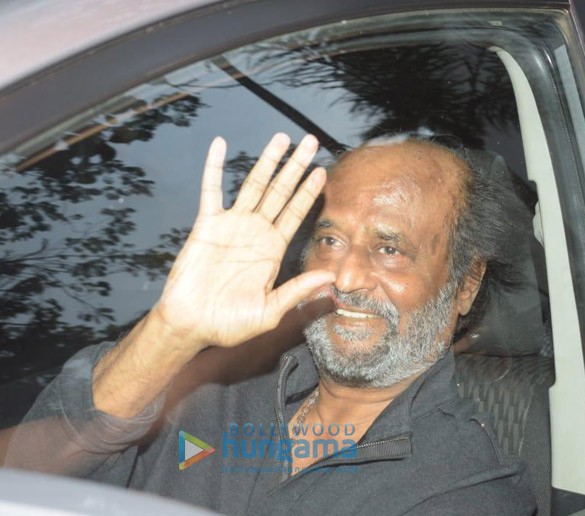 Photos: Rajinikanth spotted at Sunny Super Sound in Juhu