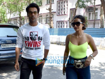 Photos: Rajkummar Rao & Patralekha spotted at Kitchen Garden in Juhu