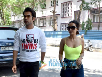 Photos: Rajkummar Rao & Patralekha spotted at Kitchen Garden in Juhu