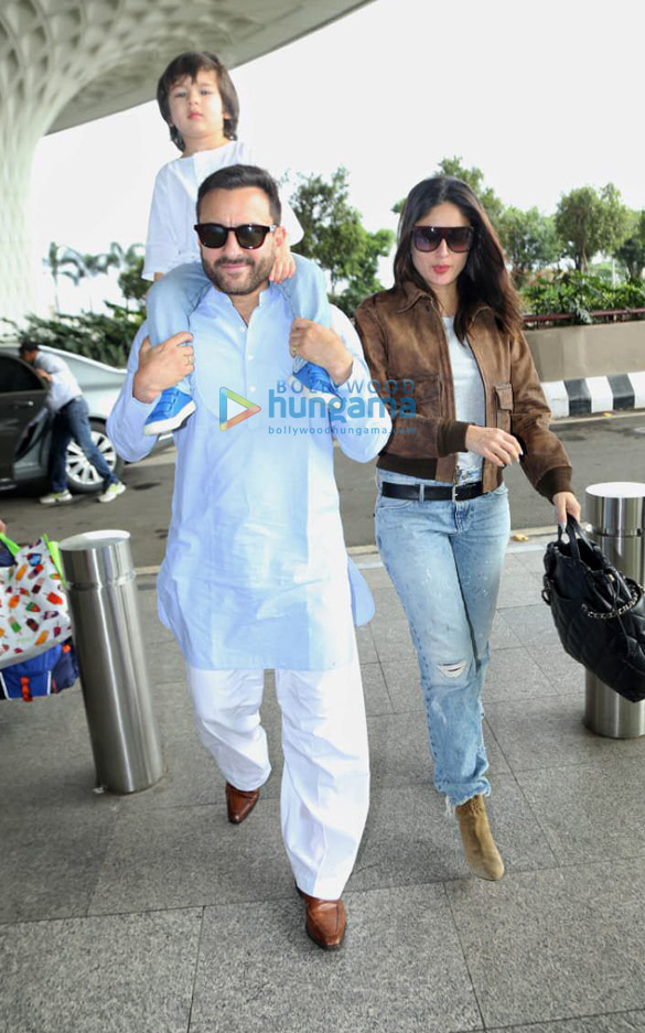 photos saif ali khan taimur ali khan kareena kapoor khan and others snapped at the airport 2