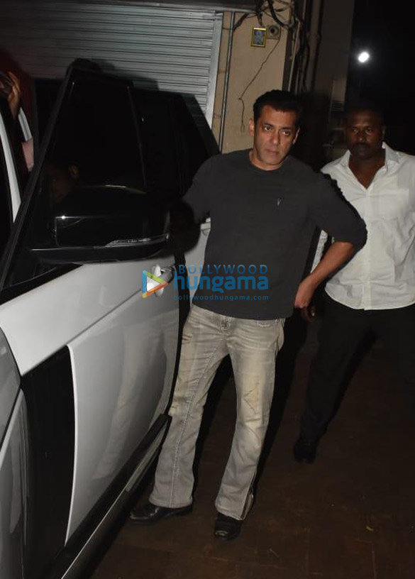 Photos: Salman Khan snapped at Sohail Khan’s office in Bandra