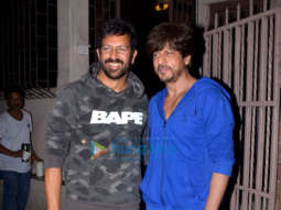 Photos: Shah Rukh Khan and Kabir Khan snapped at a dubbing studio in Bandra