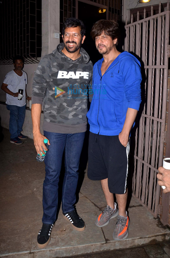 photos shah rukh khan and kabir khan snapped at a dubbing studio in bandr 3