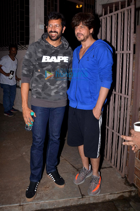 photos shah rukh khan and kabir khan snapped at a dubbing studio in bandr 6