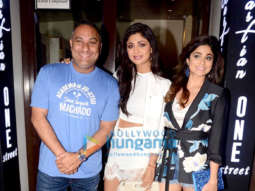 Photos: Shilpa Shetty, Shamita Shetty, Russell Peters and others spotted at Bastian in Bandra