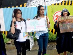 Photos: Shraddha Kapoor stands tall in protest to protect the trees of Aarey forest