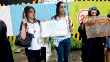 Photos: Shraddha Kapoor stands tall in protest to protect the trees of Aarey forest