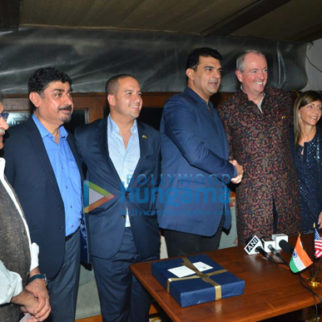 Photos: Siddharth Roy Kapur snapped at MOU signing ceremony