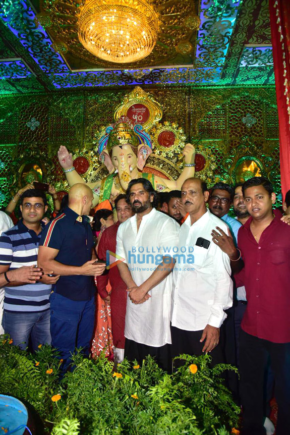Photos: Suniel Shetty seeks Ganesha’s blessings