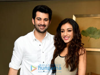 Photos: Sunny Deol, Karan Deol and Sahher Bambba snapped during Pal Pal Dil Ke Paas promotions in New Delhi
