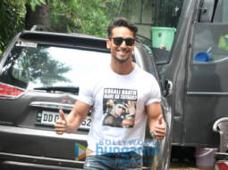 Photos: Tiger Shroff spotted during War promotions
