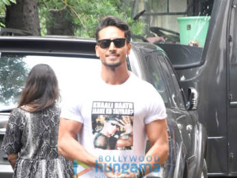Photos: Tiger Shroff spotted during War promotions