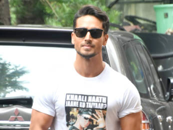 Photos: Tiger Shroff spotted during War promotions
