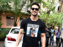 Photos: Tiger Shroff spotted during War promotions