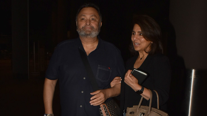 Rishi Kapoor returns to India after Cancer Treatment in USA