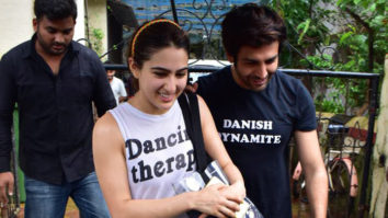 Sara Ali Khan along with Kartik Aryan Spotted at Dance Rehearsal Hall
