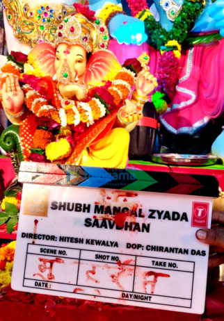 On The Sets Of The Movie Shubh Mangal Zyada Saavdhan