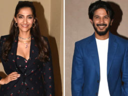 Sonam Kapoor Ahuja and Dulquer Salmaan snapped promoting their film The Zoya Factor