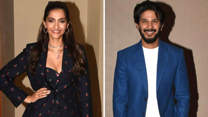 Sonam Kapoor Ahuja and Dulquer Salmaan snapped promoting their film The Zoya Factor
