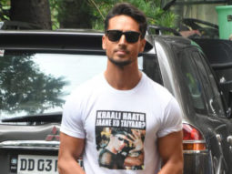 Tiger Shroff spotted during War promotions