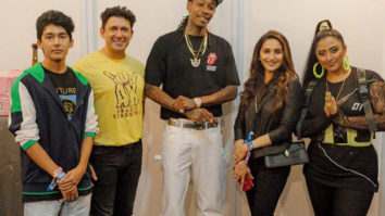Madhuri Dixit has a fan-girl moment with American rapper Wiz Khalifa