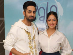 Ayushmann Khurrana and Yami Gautam snapped during the interviews for their film ‘Bala’