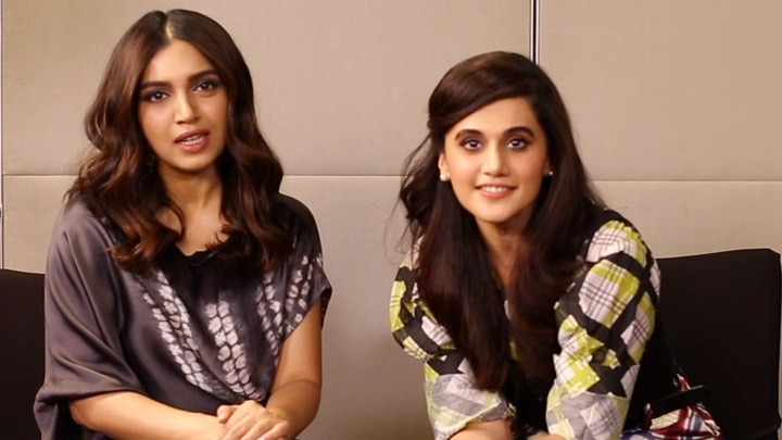 BLOCKBUSTER : Taapsee & Bhumi’s HILARIOUS Rapid Fire on Akshay, clash with Housefull 4, women crush BLOCKBUSTER : Taapsee & Bhumi’s HILARIOUS Rapid Fire on Akshay, clash with Housefull 4, women crush