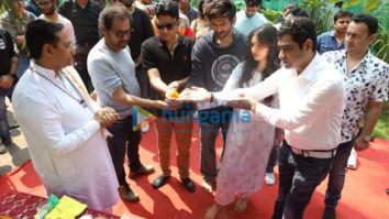 on the sets of the movie Bhool Bhulaiyaa 2