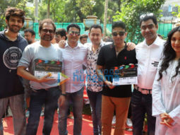 on the sets of the movie Bhool Bhulaiyaa 2