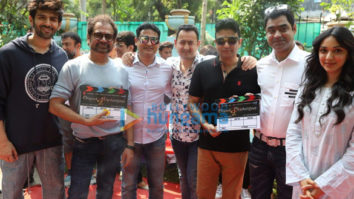 on the sets of the movie Bhool Bhulaiyaa 2