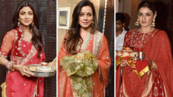 Celebs snapped celebrating Karwa Chauth Part 1