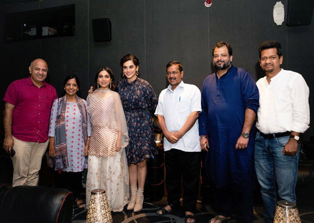 Delhi CM Arvind Kejriwal watches Bhumi Pednekar and Taapsee Pannu starrer Saand Ki Aankh 