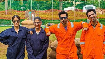 EXCLUSIVE VIDEO: Varun Dhawan and Janhvi Kapoor play paintball with their fans
