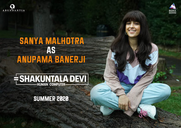 FIRST LOOK: Sanya Malhotra transforms into Anupama Banerjee for Shakuntala Devi biopic FIRST LOOK: Sanya Malhotra transforms into Anupama Banerjee for Shakuntala Devi biopic