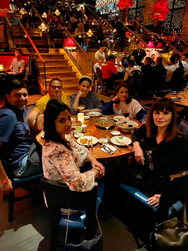 Kangana Ranaut and team Thalaivi bond in LA during look tests 