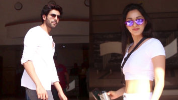 Kartik Aaryan and Kiara Advani spotted at Anees Bazmee office for Bhool Bhulaiyaa 2
