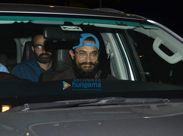 photos aamir khan snapped at rekhas birthday celebration at her residence 1