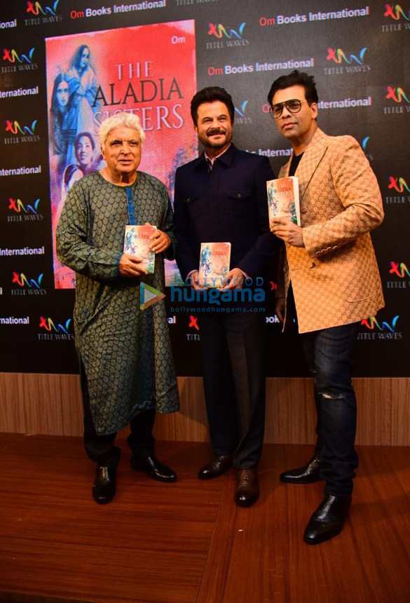 photos anil kapoor karan johar javed akthar and others grace the launch of khalid mohameds book the aladia sisters 3