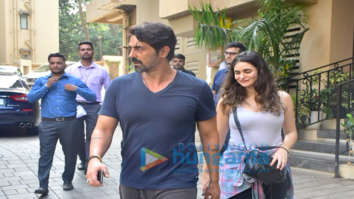 Photos: Arjun Rampal and Gabrielle snapped searching for a new house in Bandra
