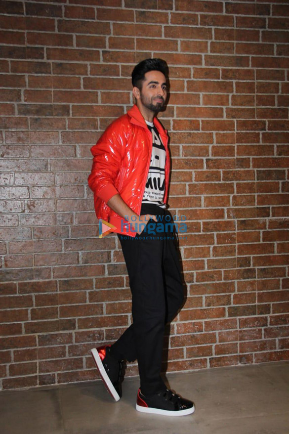 photos ayushmann khurrana yami gautam and bhumi pednekar snapped promoting their film bala at jio studios in bkc 3