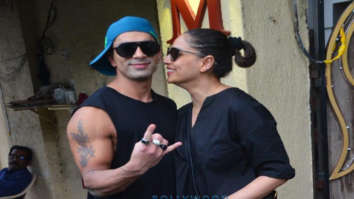 Photos: Bipasha Basu and Karan Singh Grover spotted at a salon in Juhu